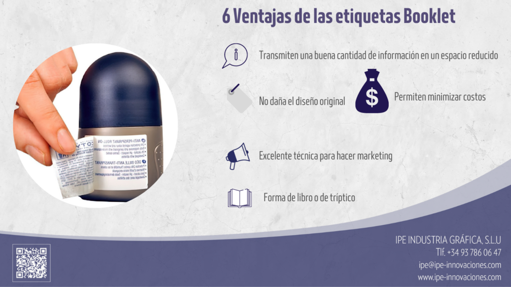 6 ventajas de las etiquetas Booklet ipe industria grafica